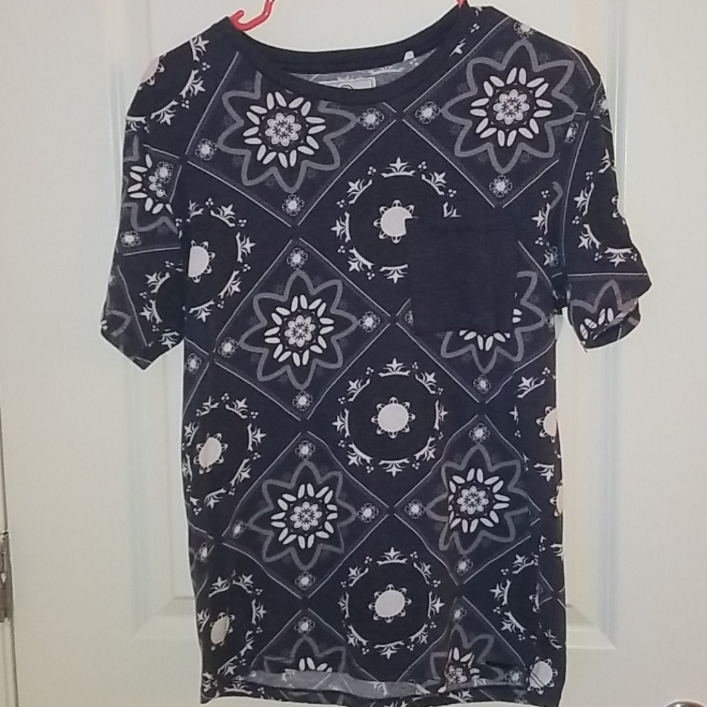 Patterned Pocket Tee